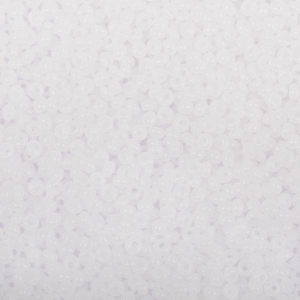 Бисер Preciosa Drops 8/0 (2.9 мм), 50 г, 02090 белый, 311-11001