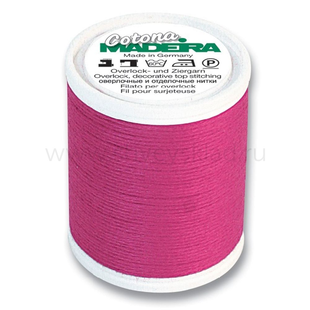 Нитки оверлочные хлопок Madeira Cotona №4, 100 м, цв. 0703, 9304, 5 катушек