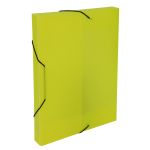 Короб архивный пластиковый 30 мм, 1 шт, Prisma neon A4 эффект 3D, желтый, Expert Complete ЕС240400009