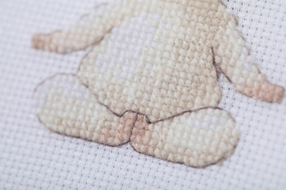 Набор для вышивания нитками Klart, Медитация, 13х9 см