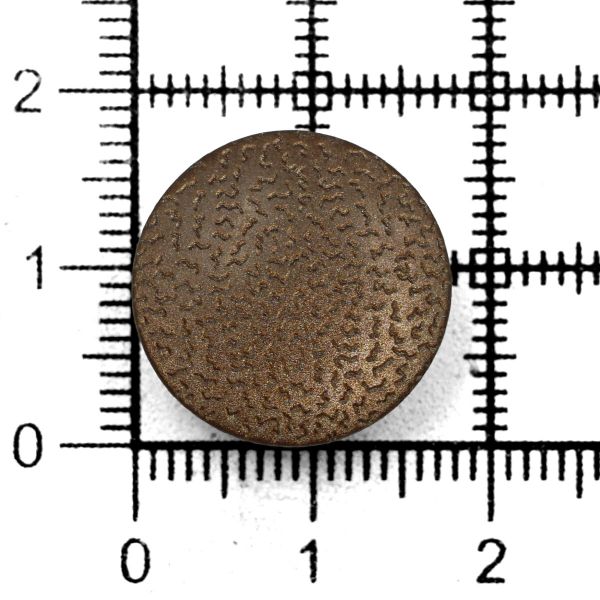 Пуговица 28L (18мм) на полуножке, пластик (04-brown (коричневый)), CB3637, 32 шт