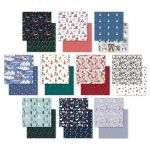 Бумага упаковочная 2-сторонняя ассорти 100х70 см, 25 шт, 01 ассорти, Stilerra NDWP-03