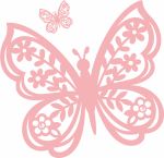 Термоаппликация Gamma Термотрансфер M №05, 1 шт, M-524 Бабочка 11х10.5 см