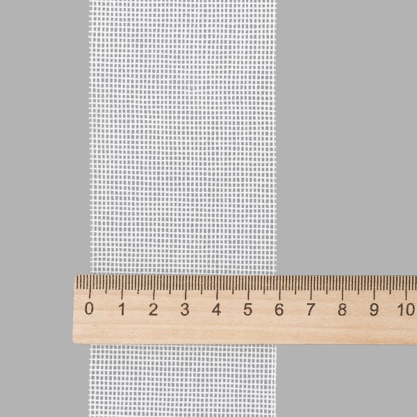 Лента джутовая декоративная 60.0 мм / 15 метров, белый, 3AR3224