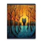 Тетрадь ученическая общая, матовый сплошной лак+запечат.форзац+титул лист A5+ 48 л. на скобе 65 г/м², белизна 100 %, 10 шт, клетка, 01122 Загадочные коты, Светоч Т76