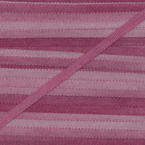 Лента (тесьма) шелковая 2.0 мм / 45.5±0.5 метров, M037 розовый/т.розовый, Gamma SRM-2