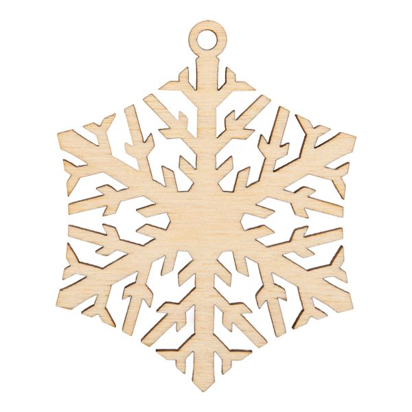 Подвеска Снежинка фанера ⌀7 смх0.3 см, 04, Mr.Carving КЛ-11