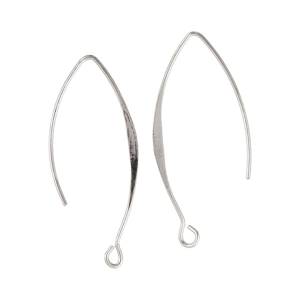 Швензы 20х37.5 мм, 10 шт (5х2 шт), 01 серебро, Zlatka FMK-H07