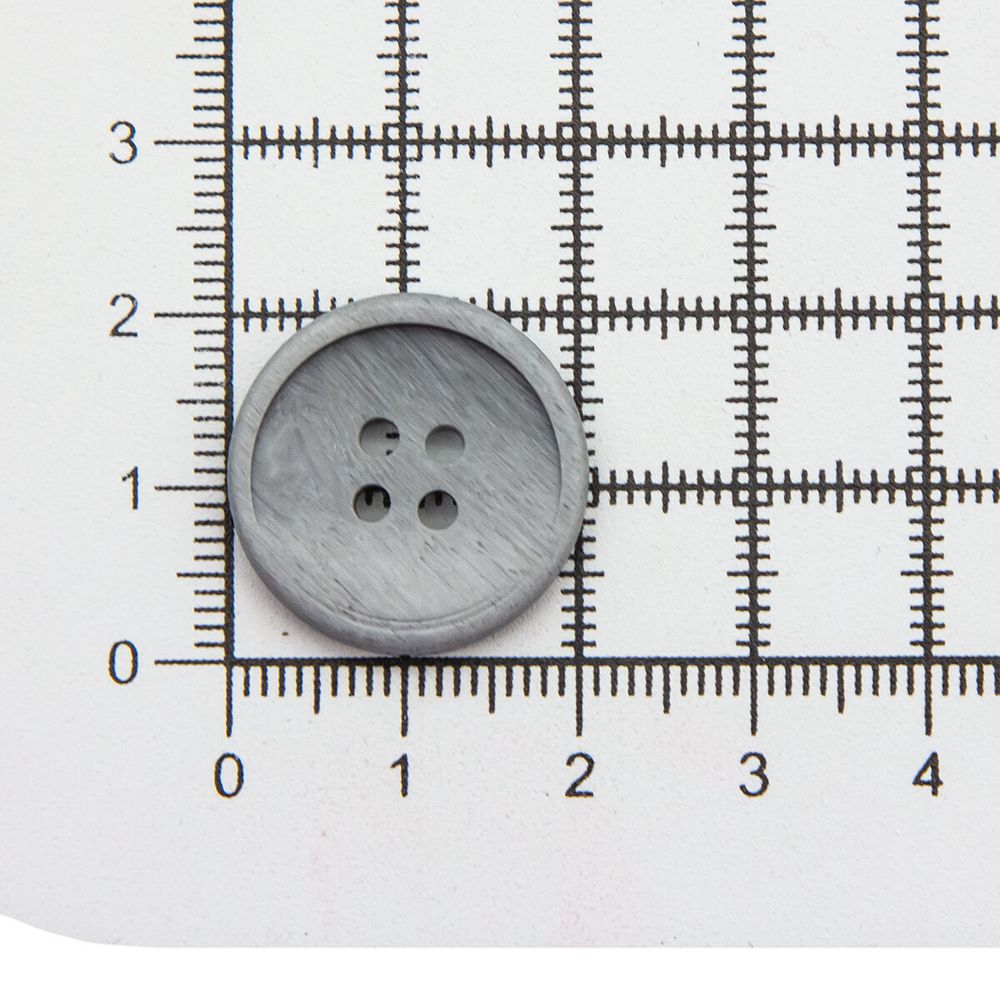 Пуговицы 4 прокола мужская костюмные 391387/4 32 (3903 серый мат.), 50 шт