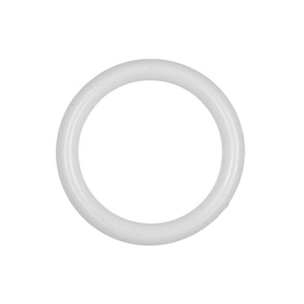 Кольца для бюстгальтера пластик ⌀6.0 мм, 100 шт, белый, Blitz CP01-6
