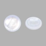 Пуговица на ножке 21L=13мм, пластик, КЗ1, белый перламутр, 144 шт