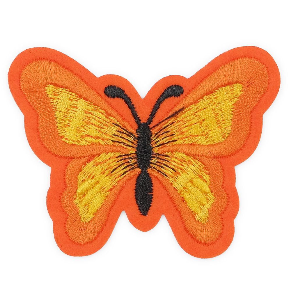 Термоаппликация Бабочка, 5.4х7см, Hobby&Pro (оранжевый)