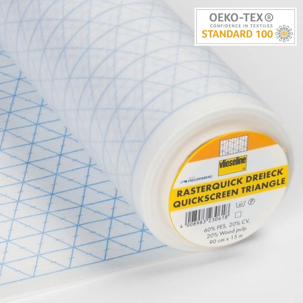 Флизелин для пэчворка Rasterquick Dreieck (треугольник), 53256621, Freudenberg, 15 м