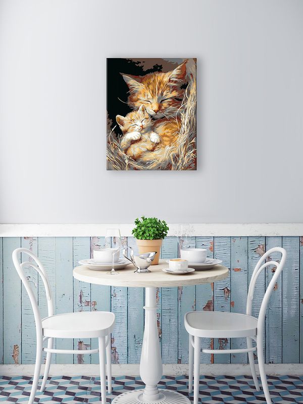 Картина по номерам Фрея PNB/PL-362, Мамина забота, 50х40 см