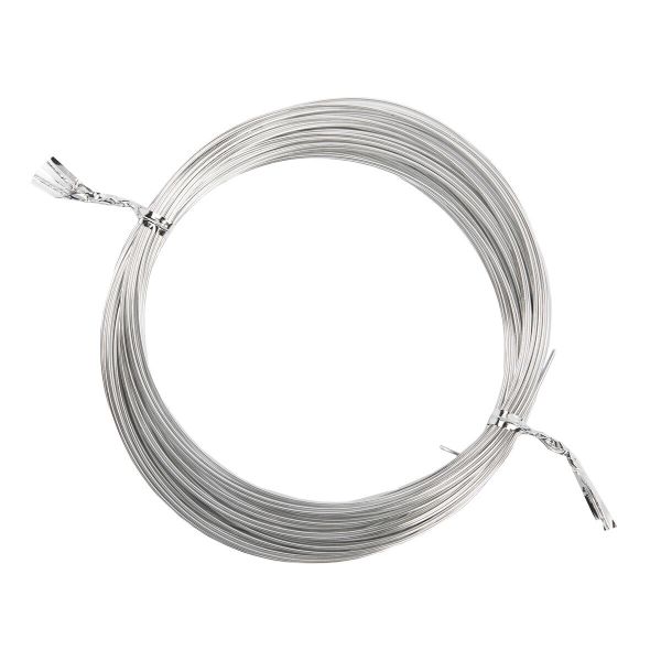 Проволока для плетения ⌀1 мм,±0.5 м, 01 серебро, Промысел MM-002