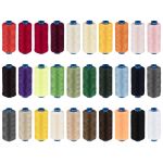 Нитки швейные бытовые Gamma 40/2, 365 м / 10 кат., ассорти 03