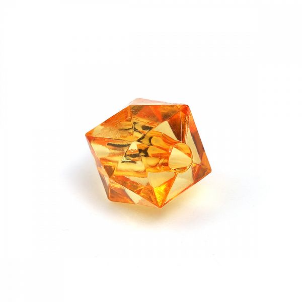 Бусины акрил ⌀10 мм, MG.3245-21 цв.21 желтый, 500 г, Magic4Hobby