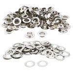 Люверсы металл ⌀13.0 мм (внутр.), h7 мм (внутр.), №28, металл, New Star, никель, уп≈100 шт