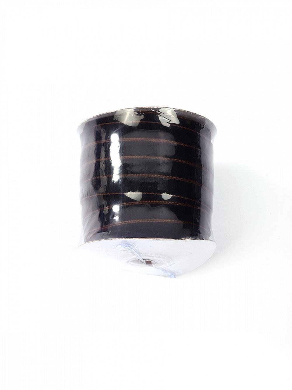 Лента бархатная (тесьма) 10.0 мм / 22.86±1 метров, арт.10VR72 нейлон цв.коричневый