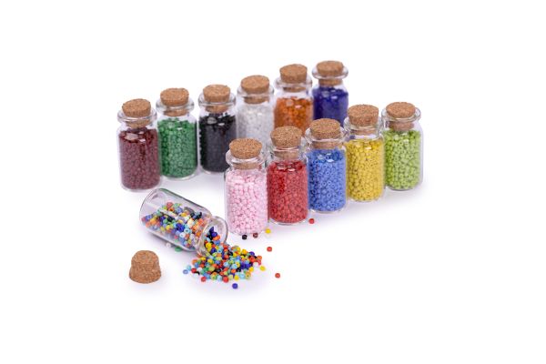 Набор бисера для рукоделия №3 ассорти мат. крашенный с блеском, Zlatka SGB