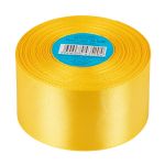 Лента атласная 1-сторонняя 50.0 мм / 33±2 метра, 020 желтый, Gamma