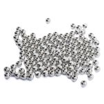 Бусины пластик под металл ⌀6 мм, 15гр (130±10 шт), Astra&Craft (MH.КР.06 серебро), MH.КР