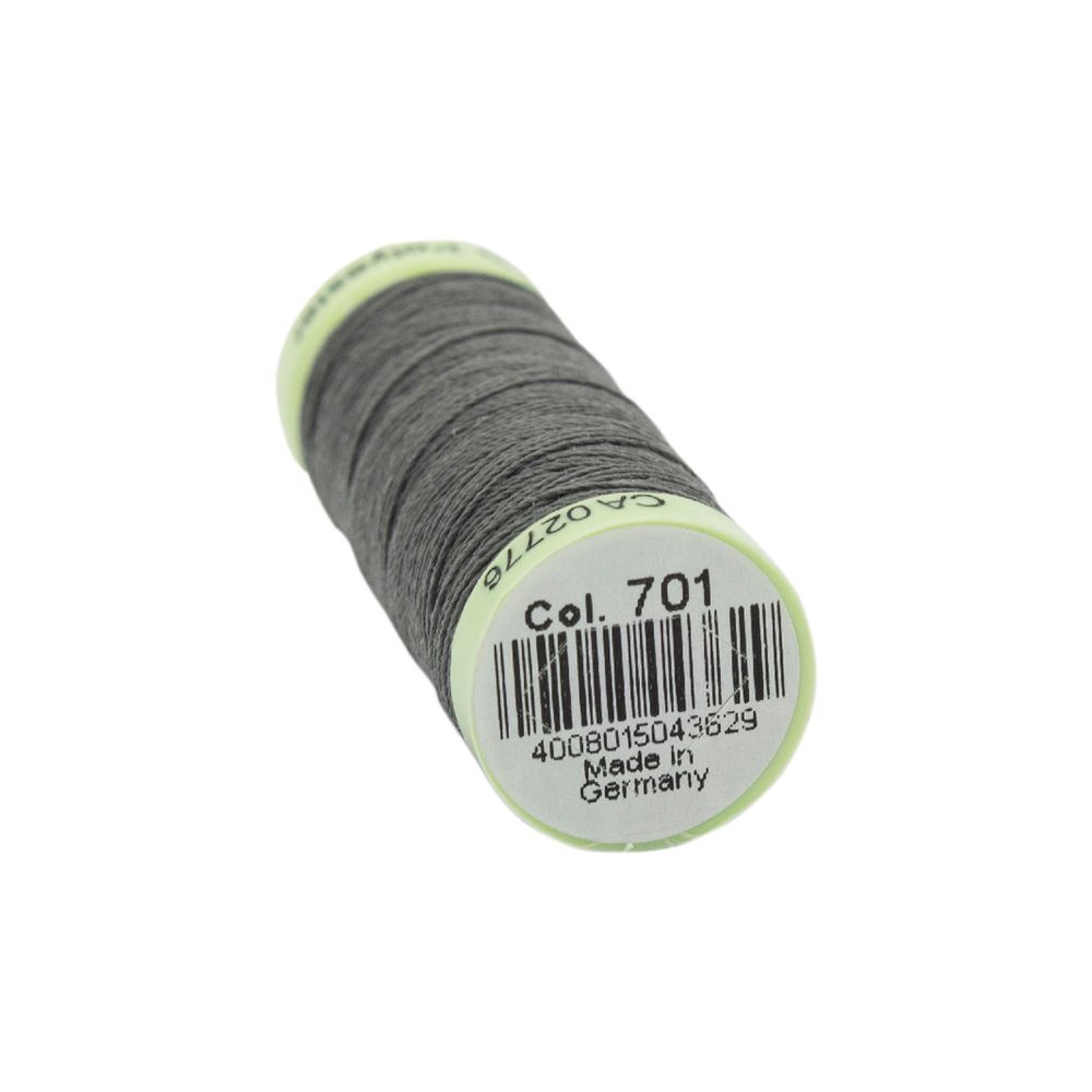 Нитки отделочные Gutermann Top Stitch, 30м, 701 перламутрово-грифельный, 5 катушек
