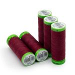 Нитки для тонких тканей Gutermann Extra Fine 150, 200м, 375 красная слива, 5 катушек