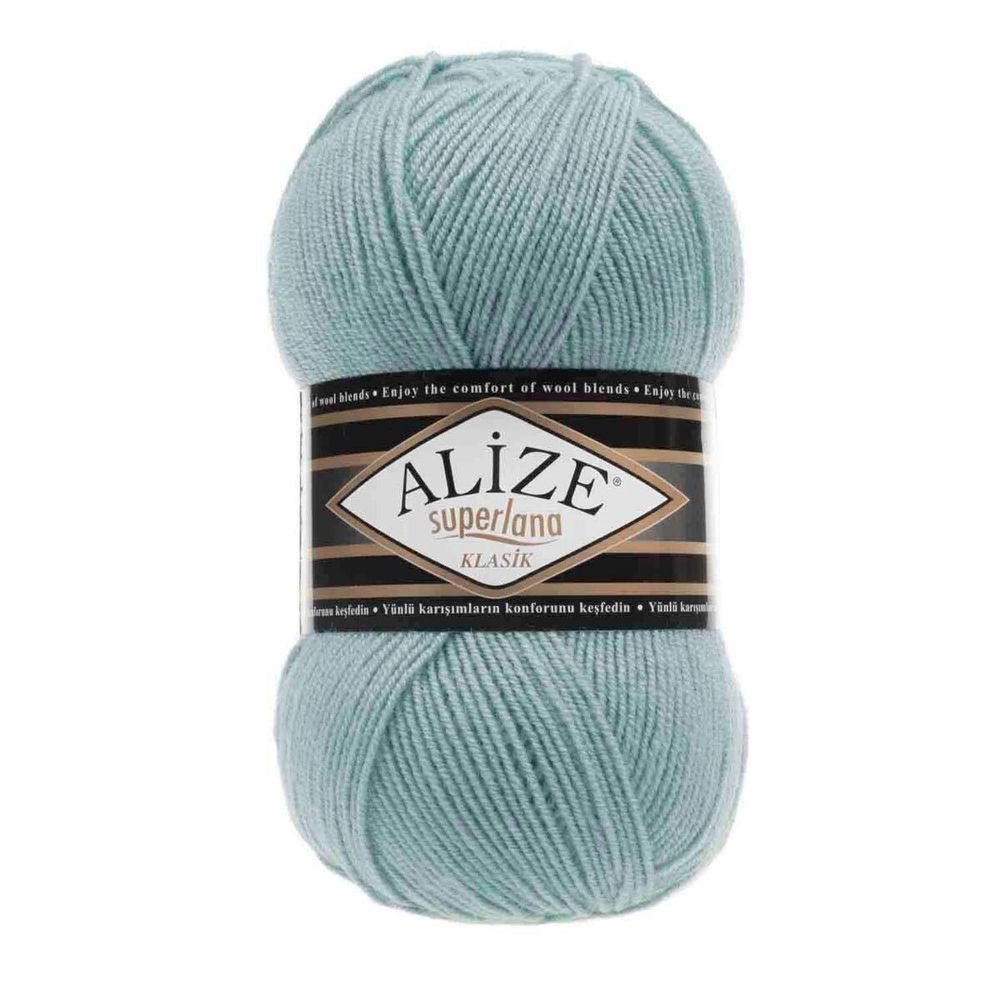 Пряжа Alize (Ализе) Superlana klasik / уп.5 мот. по 100 г, 280м, 463 мята A