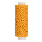 Нитки для кожи вощёные кручёные (Рами) 0.55 мм, 25 м, 009 желтый, LC-004, Промысел