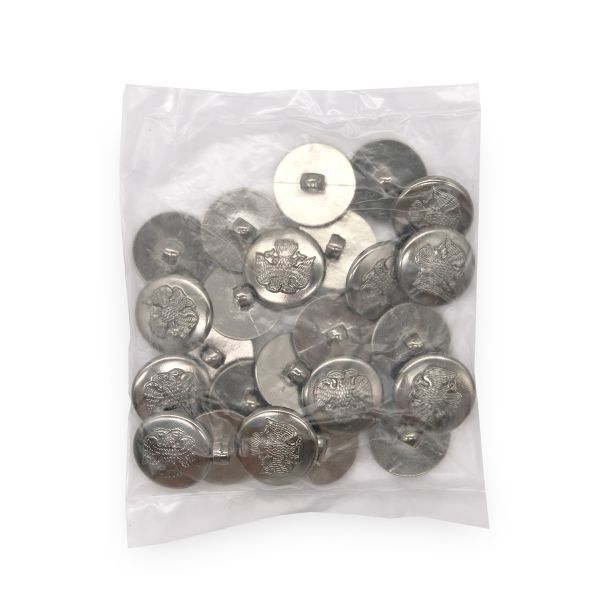 Пуговицы на ножке 21 мм (BN), 24 шт