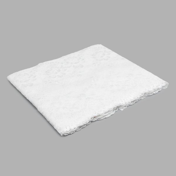 Кружево бельевое эластичное 180 мм / 3.4 метра, цвет белый