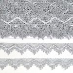 Тесьма отделочная 40 мм, 13-2265 цв.серебро уп.13.71м