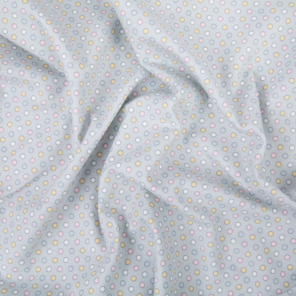 Ткань для пэчворка Peppy Молочные сны фланель, отрез 100х110 см, 175 г/м², МС-09 серый, Peppy