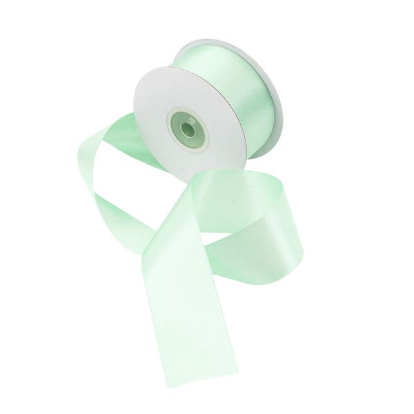 Лента атласная 2-сторонняя 38.0 мм / 22.86±1 метров, C1153 мятный, 6102-0015, Globus