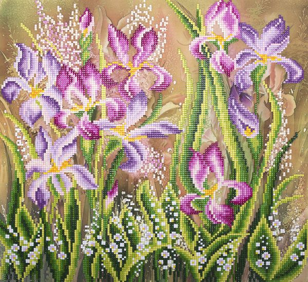 Алмазная (кристальная) мозаика Фрея, Весенний аромат, 34,5х35 см