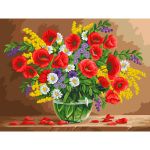 Картина по номерам Русская живопись, Душистые маки 40х50см