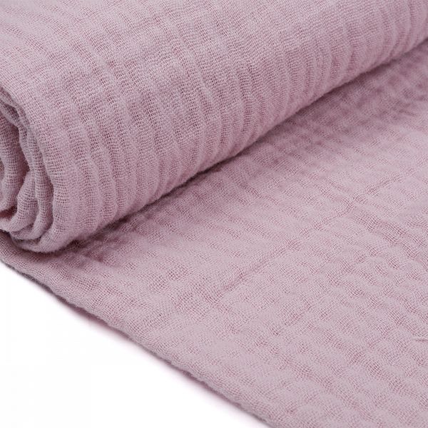 Муслин 125 г/м², 130 см / 2 метра, TBY.Mus.24723.56.2, цв.56 св.розовый