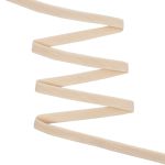 Резинка бельевая (бретелечная) блестящая 10.0 мм / 50 метров, бежевый, ML211.010