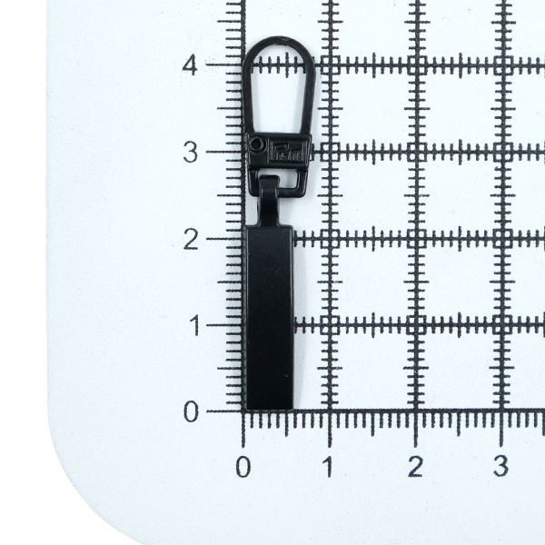 Пуллер для молнии классика, металл, черный, Prym, 1 шт