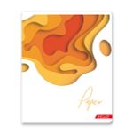 Тетрадь ученическая общая, выборочный лак, A5+ 96 л. на скобе, белизна 100%, 5 шт, клетка, 000339 Капля радуги, Светоч 96ТСК5_4_3_1