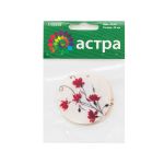 Декоративная подвеска "Круг", 45 мм, упак., 2 шт, Астра, 45-24 /TOS/