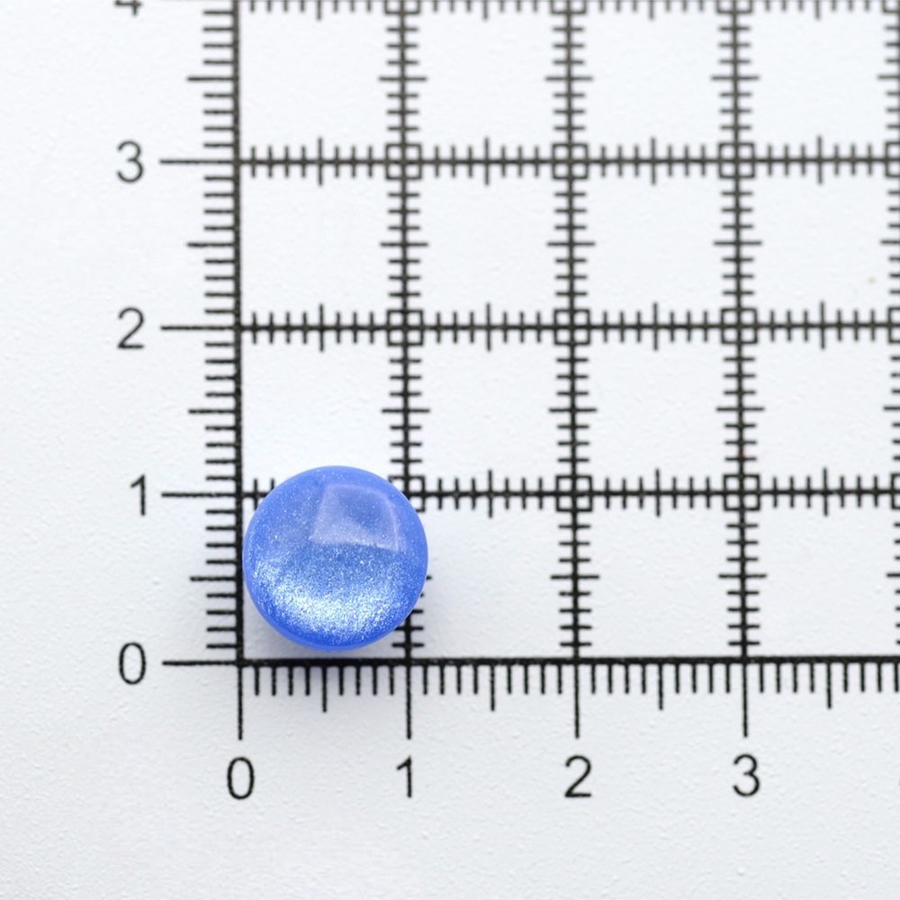 Пуговицы на ножке 18L (11мм), пластик (col.04 василек), 72 шт, CR P-45