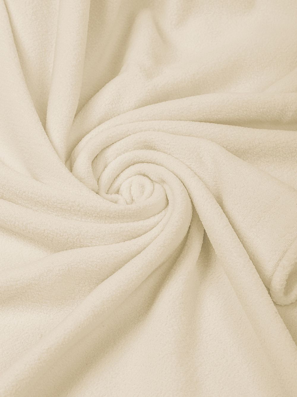 Флис 2-сторонний 190 г/м², 150 см / 2 метра, TBY-0059-103.2, цв.F103 молочный