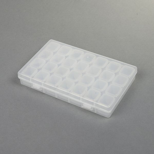 Контейнер для мелочей 17.5x11x2.5 см, К-28, 7 секций 4 яч. цв. в ассортименте