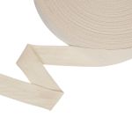 Тесьма (лента) киперная (100 х/б) 25 мм / 50 метров, суровый/ecru, Gamma TCT-25