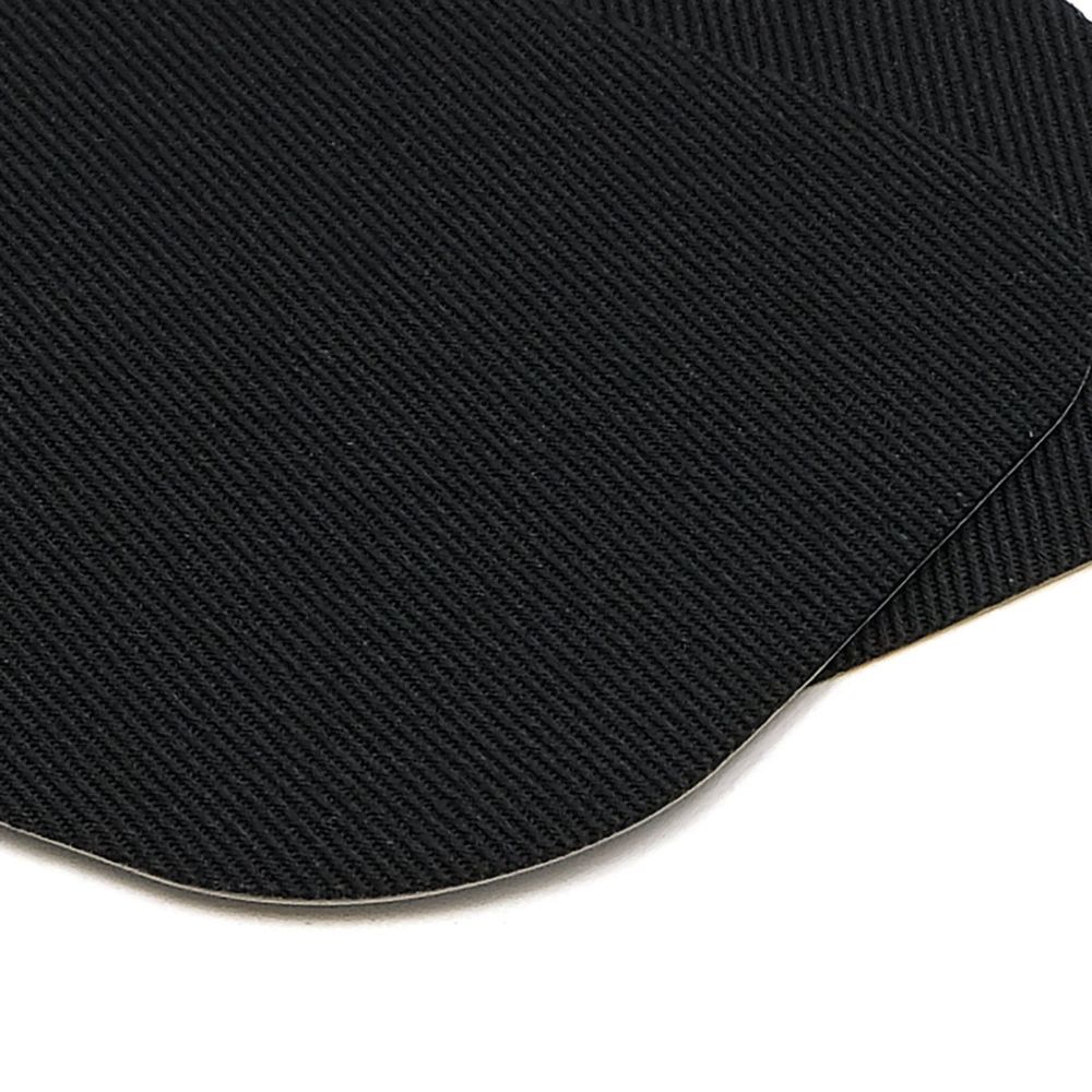 Термозаплатка, ткань, 57х67мм (черный (black)), AZ01, 10 шт