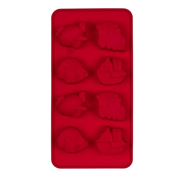 Форма силиконовая для конфет 21х11х3 см, транспорт -8 ячеек, S-Chief SPC-0131