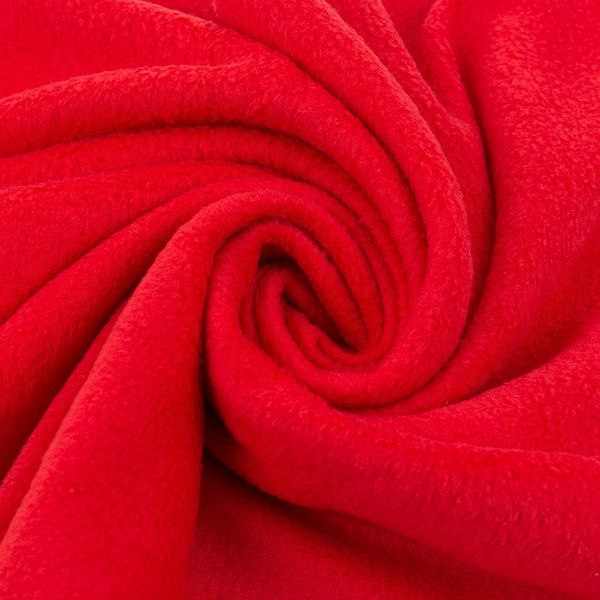 Флис 1-сторонний 230±10 г/м², 150 см / 10 метров, 113 красный, Gamma FG-001