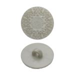 Пуговицы на ножке 22 мм (301 серый), 36 шт